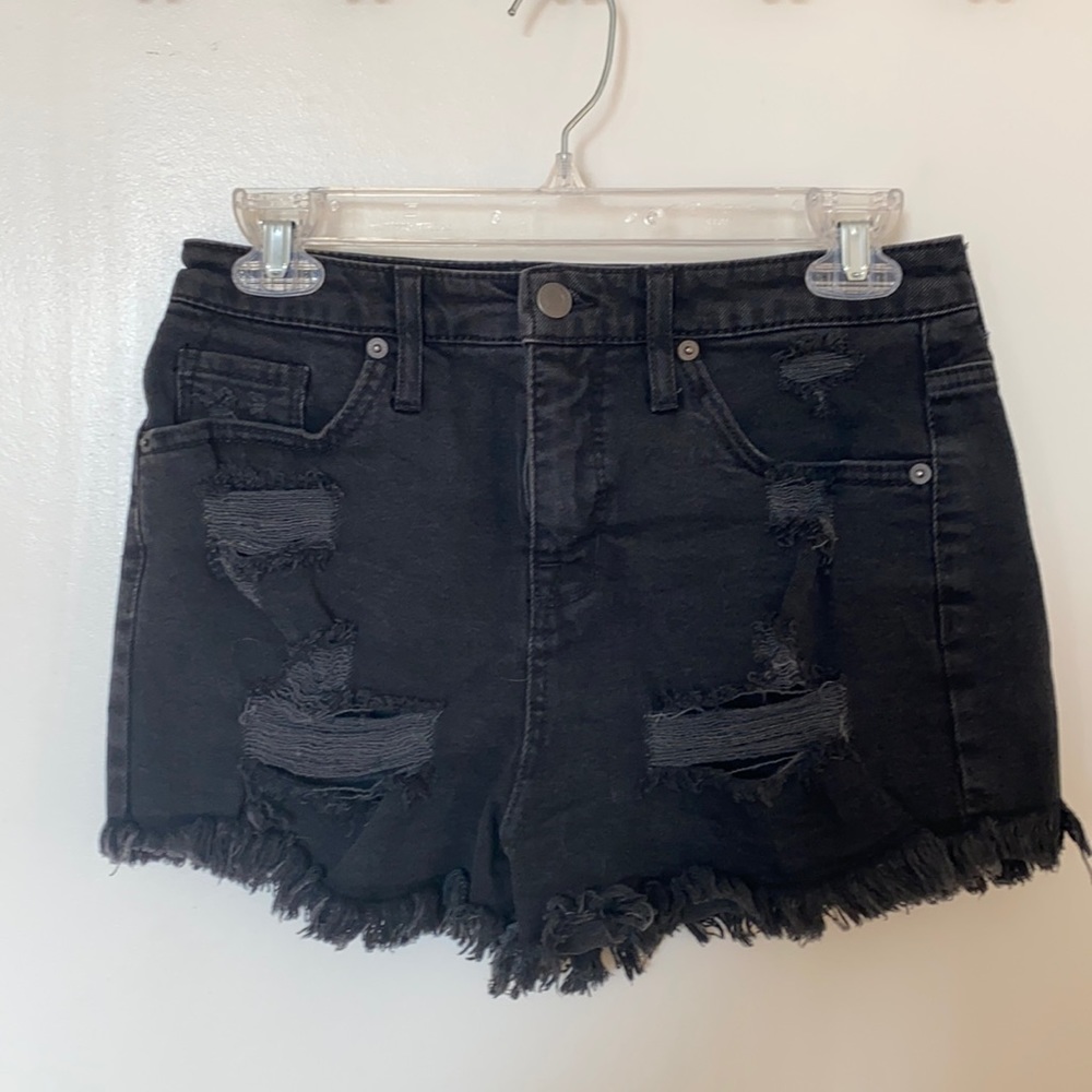 Mossimo@ Target - black denim cut off shorts